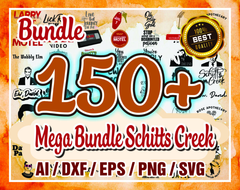 Bundle 150+ Mega Bundle Schitts Creek Svg, Schitts Creek svg png dxf, Ew David quotes bundle SVG, Rose Apothecary svg, Cricut, Digital Download 1014480993