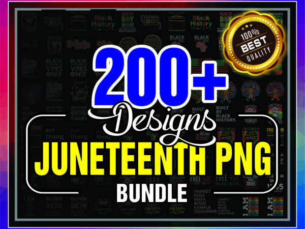 1 bundle 200+ juneteenth png, juneteenth black americans 1865 png, black history png, black flag pride png, freedom justice, digital download 1022400463