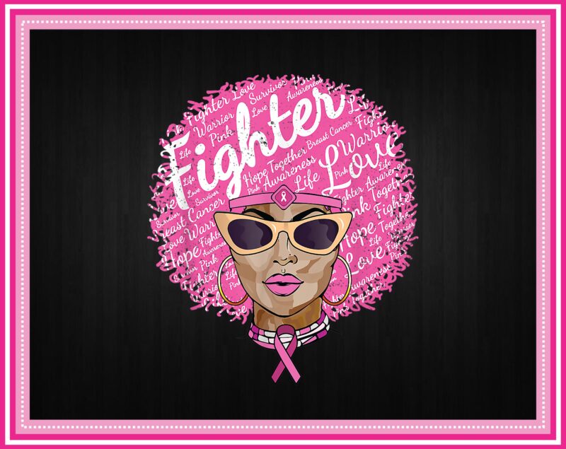 I'm The Storm Black African Breast Cancer Pink Ribbon Cricut Sublimation –  Vectortshirtdesigns