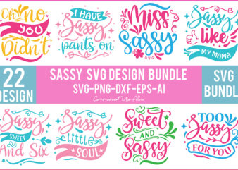 Sassy Svg Design Bundle