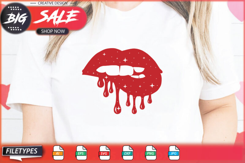 Lips Sublimation Svg