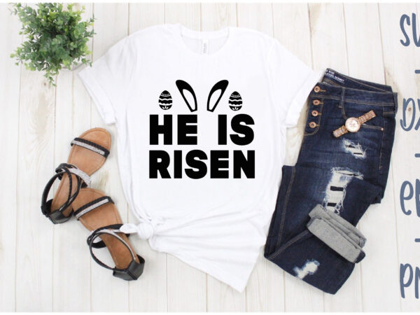 He is risen graphic t shirt