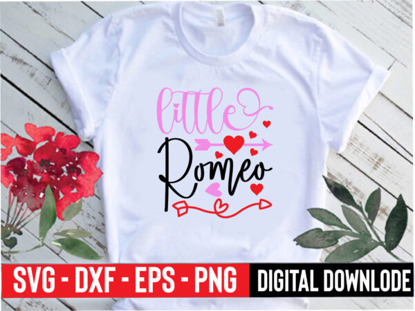 Little romeo t shirt vector graphic