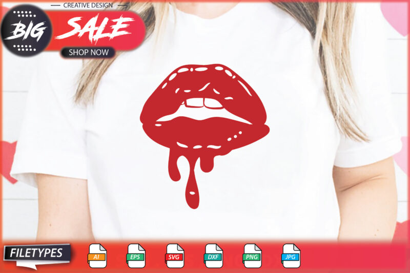 Lips Sublimation Svg