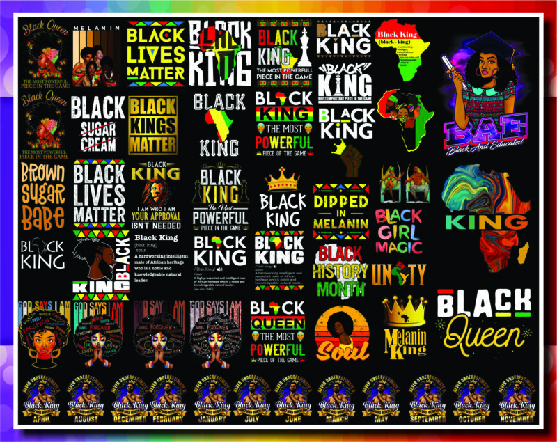 Bundle 100 Melanin King Png, Educated Black King Png, Black King Definition Png, Black Father Matter Support Black Dad Png, Digital Downlad 990964723