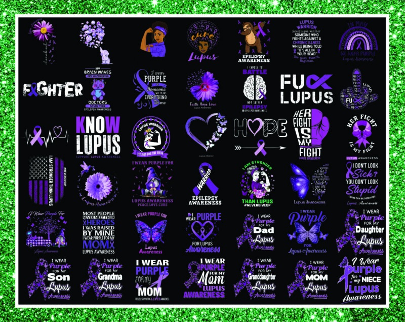 Bundle 90 Lupus Awareness png, Lupus Digital png, Warrio Lupus Awareness Png, In May We Wear Purple Png, Digital Download 1014919035