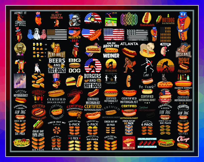 Bundle 430 Hot Dog PNG, Fast food, Hot Dog funny, Chicken Wing Hot Dog, Hot Dog Dabbing, Cute, Funny, Legally Blonde, Digital download 1004751744