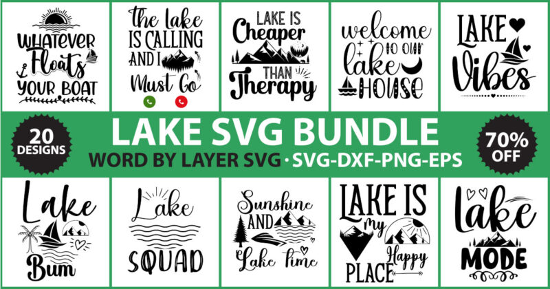 LAKE SVG BUNDLE, Love Lake, Love Lake Svg, Lake Rules Svg, Salty Lake Svg, At The Lake, Lake, Lake Svg, Camping Bucket,Lake Sign Svg, Lake Cut file, Lake SVG Design,Lake