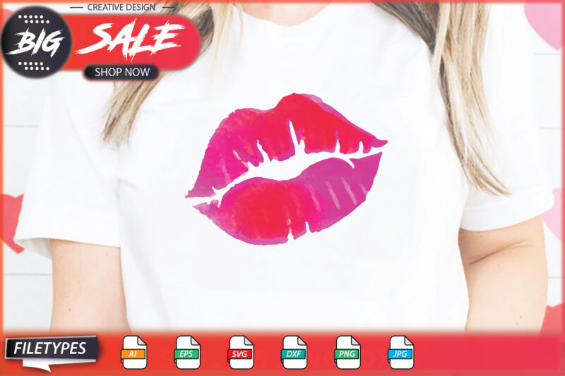 Lips Sublimation Svg