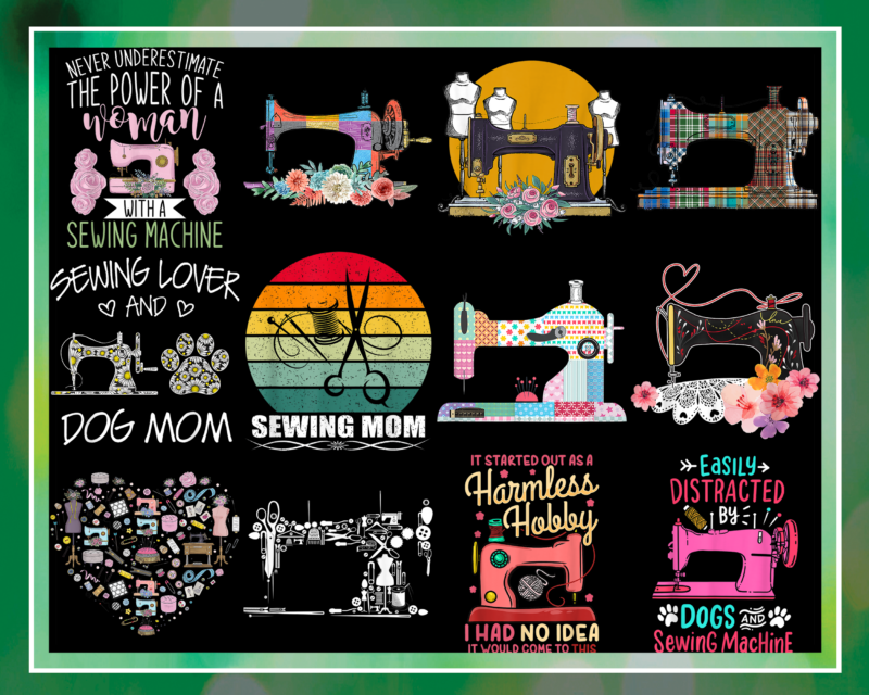 Bundle 33 Designs Sewing PNG, Sewing Mamacado, Sewing Mom, Retro Vintage Sewing, Sewing Lover, Sewing Shirt Sublimation, Digital Download 996360944