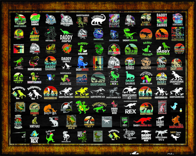 Combo 600 Daddysaurus Vintage PNG, Bundle PNG, Daddysaurus Fathers Day Png, Daddysaurus Rex Png, Dinosaur Father Day Png, Daddysaurus T Rex 1001459368