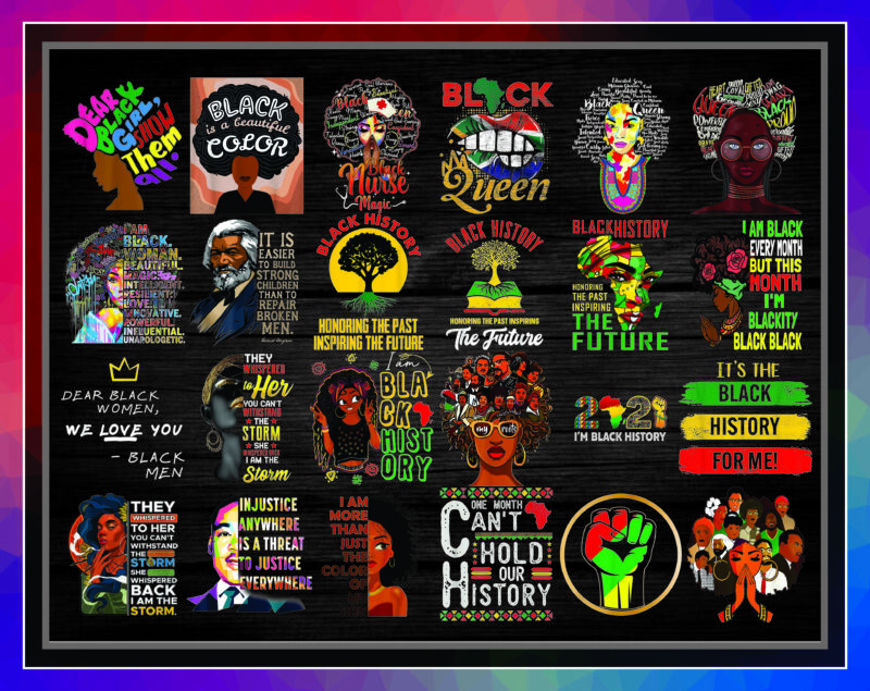 Combo 69 Black History Month African American Fist Hand Png/ Black Girls Been Magic Black History Month/ Black Lives Matter Png Bundle 941125474