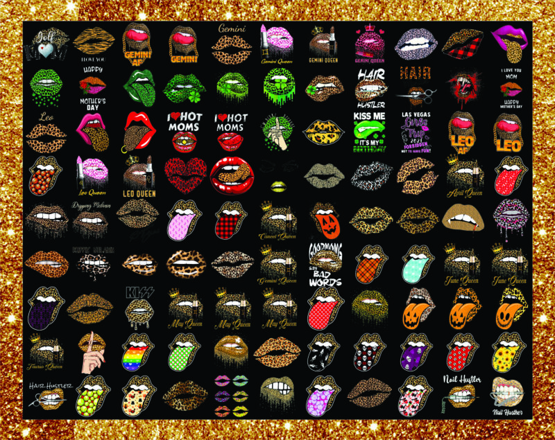 Combo 400 Leopard Lips PNG, Bundle PNG, Leopard Dripping Lips, Lips Clipart  Sublimation, Dripping Lip Bite, - Buy t-shirt designs