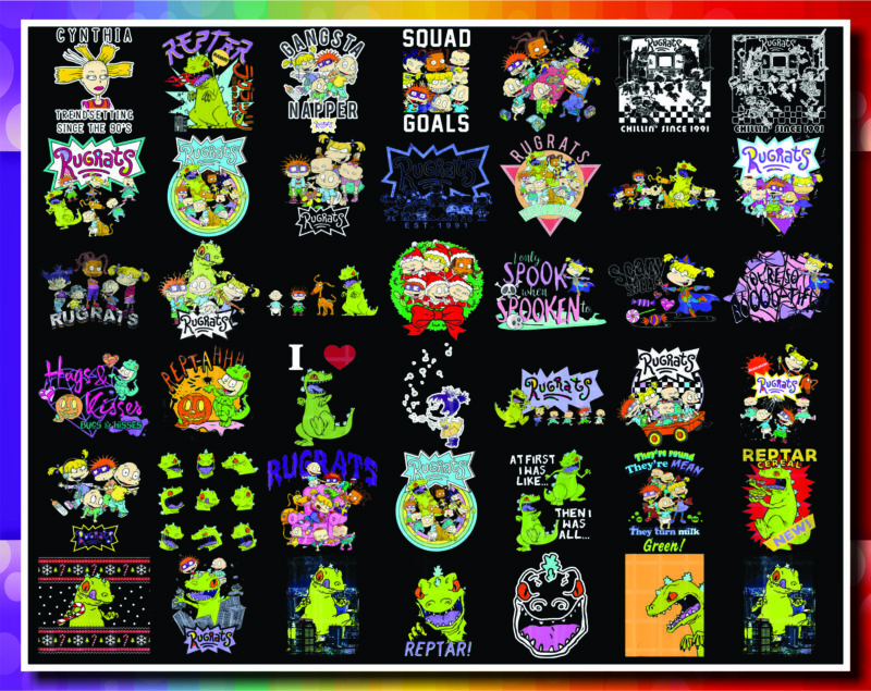 Combo 161 Rugrats png Bundle, Rugrats Friends, Tommy Chuckie Finster, Nickelodeon, Tumbler, Decal, Sublimation Rugrats, Digital download 1006831737