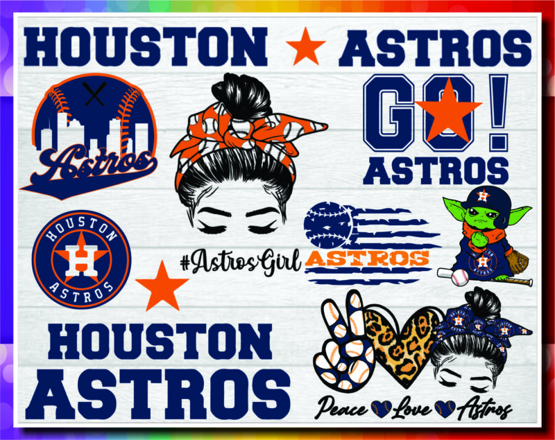 1a 19 Houston Astros Bundle, Houston Astros Clipart, Silhouette, Svg, Png,  Peace love Astros, Houston Astros Heart, Astros Lips, Digital Design  1037590435 - Buy t-shirt designs