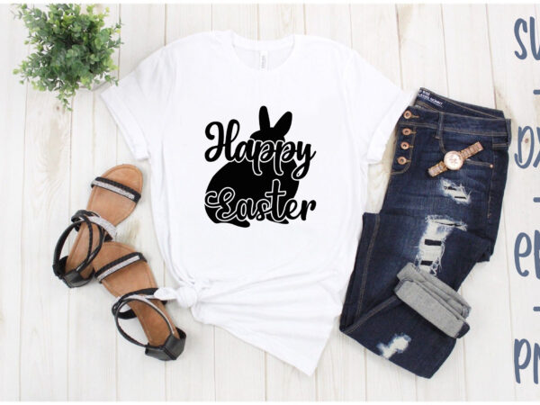 Happy easter graphic t shirt