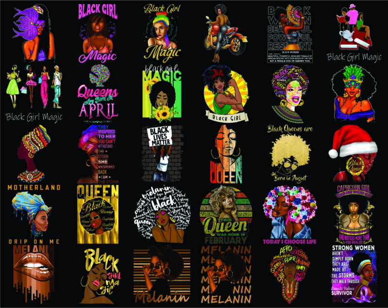 Bundle 307+ Afro Women png, Afro Girl png, Black Women Strong PNG, Black Queen Bundle, Black Girl, Black Queen PNG, Sublimation Digital 907712211