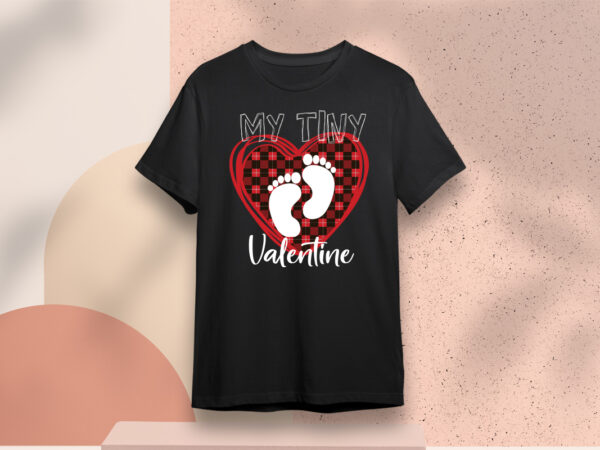 Valentines day gift, my tiny valentine baby diy crafts svg files for cricut, silhouette sublimation files t shirt vector art