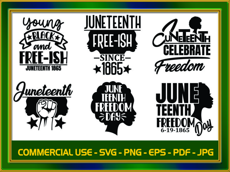 Combo 41 Designs Black Lives Matter SVG, Juneteenth Freedom 1965, Black History, Cut File, Clipart, PrintableCommercial use instant download CB823855941