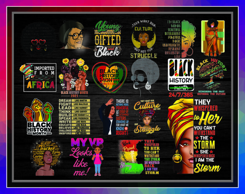 Combo 69 Black History Month African American Fist Hand Png/ Black Girls Been Magic Black History Month/ Black Lives Matter Png Bundle 941125474