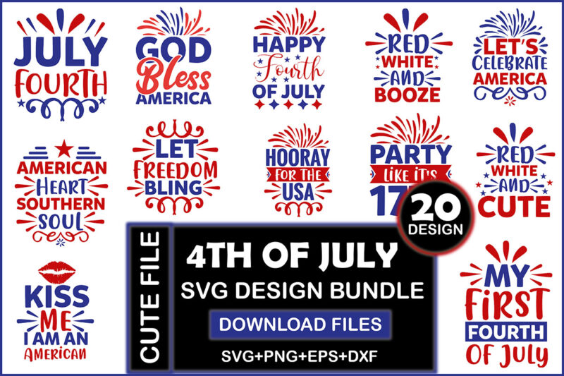 4th Of July Svg Design Bundle