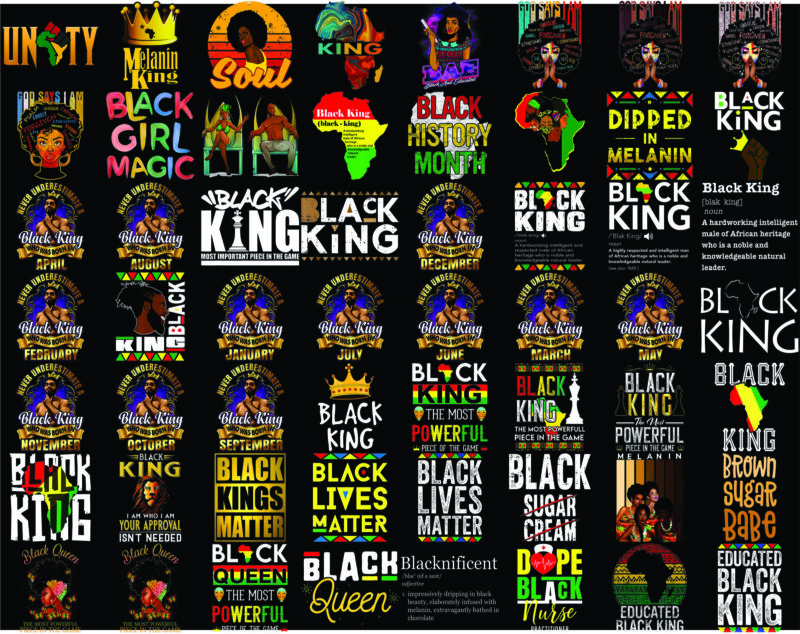 Bundle 100 Melanin King Png, Educated Black King Png, Black King Definition Png, Black Father Matter Support Black Dad Png, Digital Download 990964723