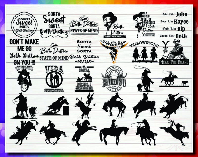 1a 90 Yellowstone Bundle svg, png, dxf, Yellowstone Symbols, Yellowstone Labels, Yellowstone Dutton Ranch, silhouette, Digital File 1019002641