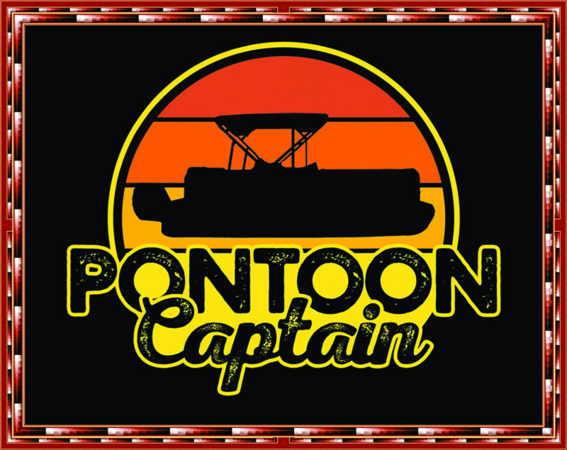 Combo 60 Pontoon PNG – Pontoon Life, Boating, Boat life PNG – Pontoon Retro Design PNG 1005968659