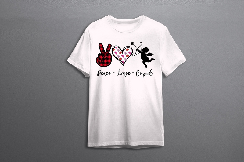 Customized #DADOFLOVE HEARTS T-Shirt