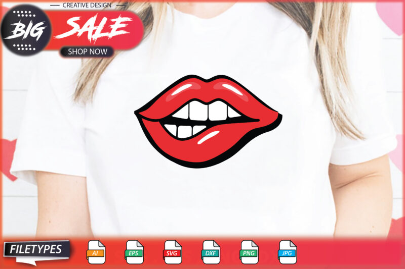 Lips Sublimation Svg