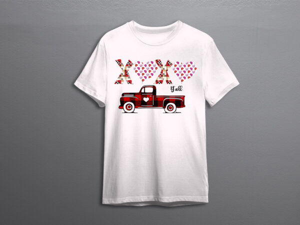 Valentine truck gift, xoxo you all diy crafts svg files for cricut, silhouette sublimation files t shirt vector art