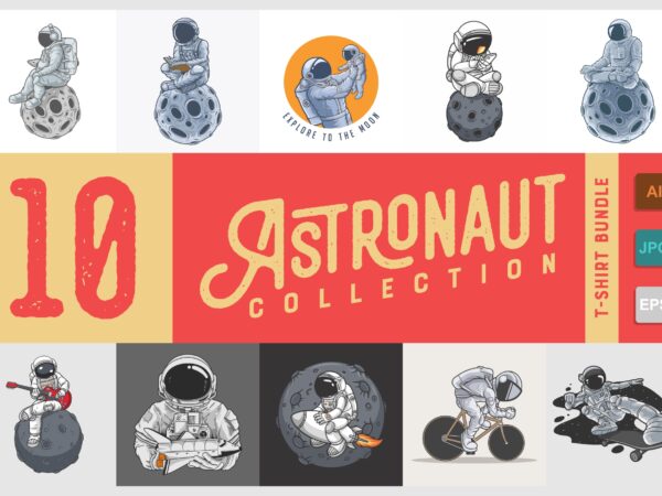 10 astronaut design collection