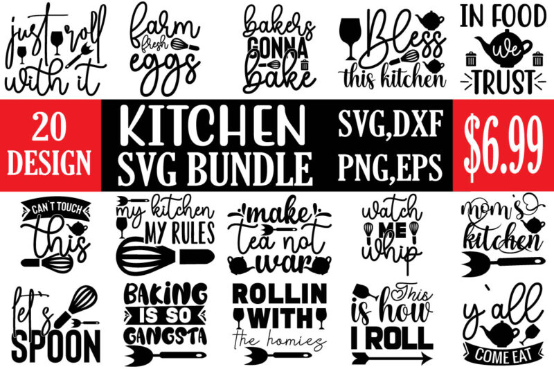 kitchen svg bundle