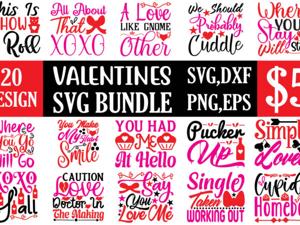 Valentines svg bundle t shirt vector art