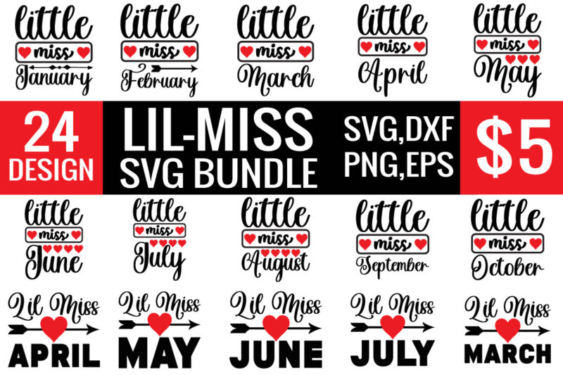 lil-miss svg bundle