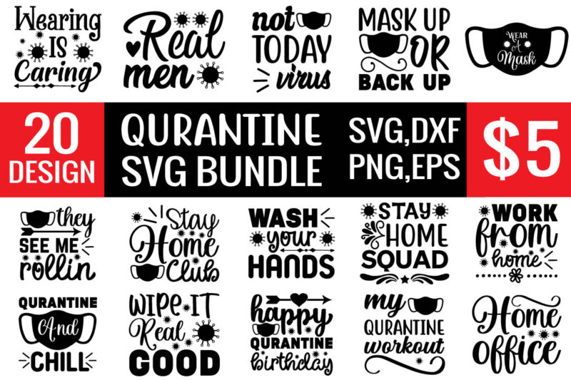 Qurantine svg bundle