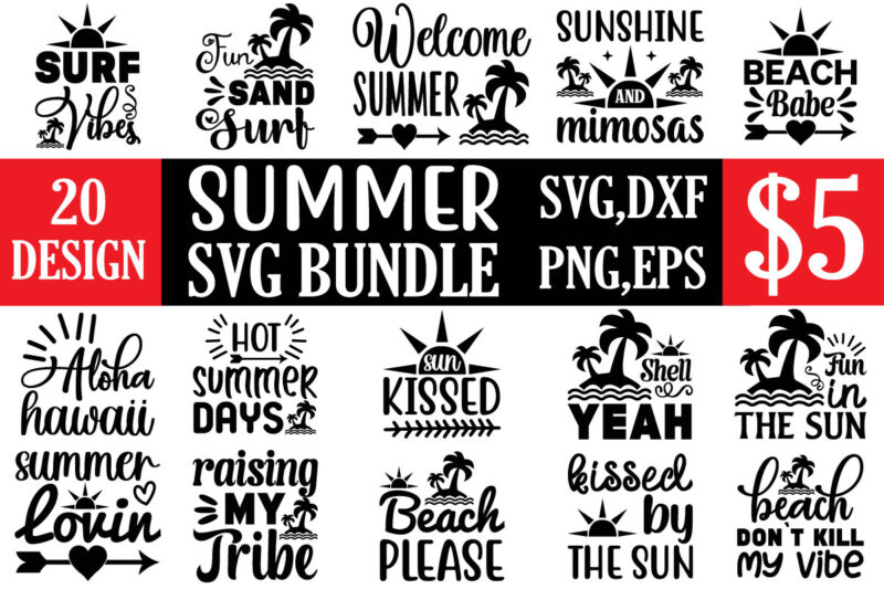 summer svg bundle