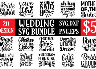 wedding svg bundle t shirt design for sale