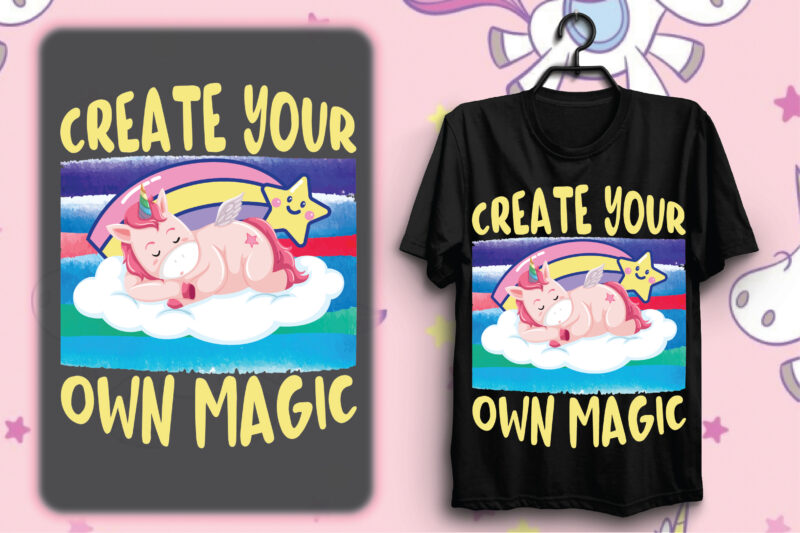 Unicorn T-shirt Design Bundle