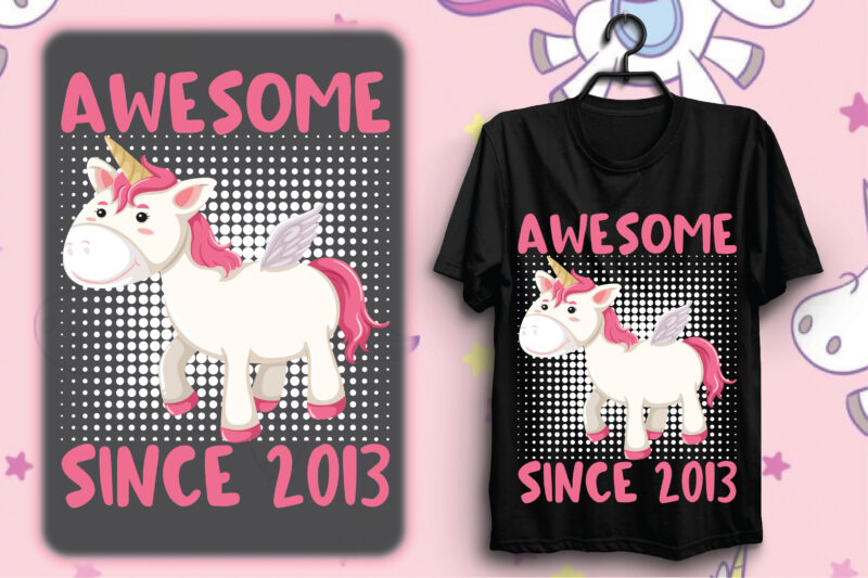 Unicorn T-shirt Design Bundle