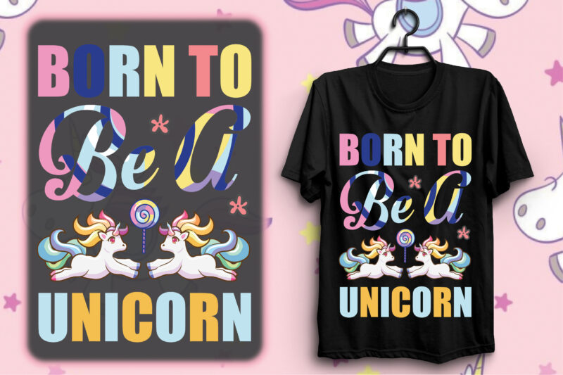 Unicorn T-shirt Design Bundle