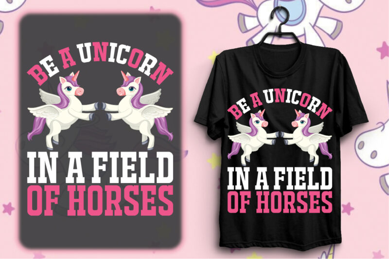 Unicorn T-shirt Design Bundle