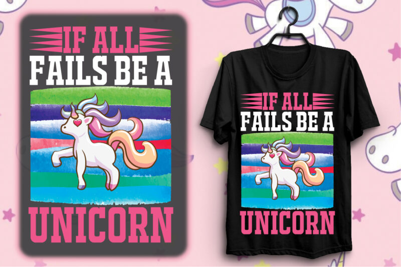 Unicorn T-shirt Design Bundle