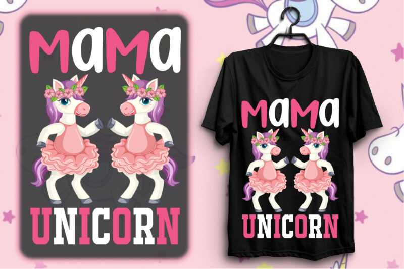 Unicorn T-shirt Design Bundle