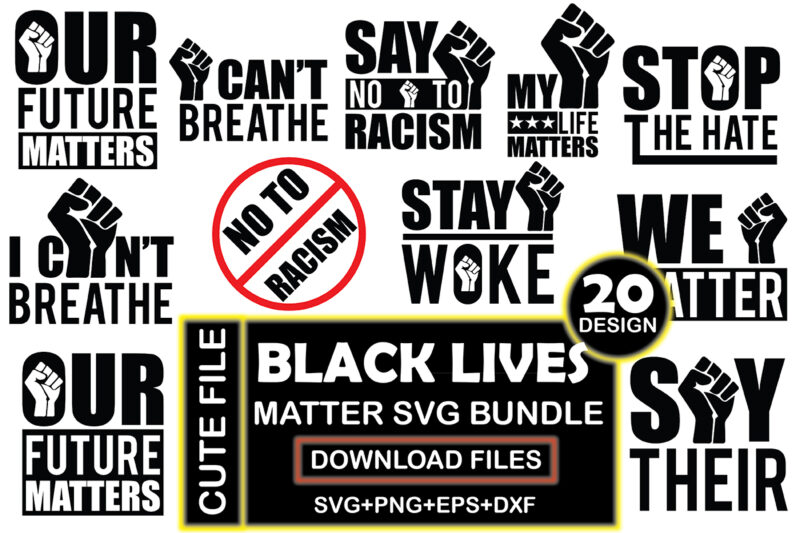 Black Lives Matter Svg Bundle