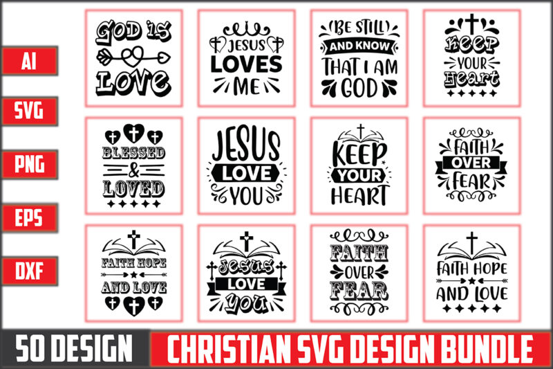 Christian Svg Design Bundle