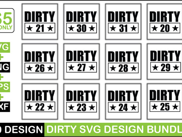 Dirty svg design bundle