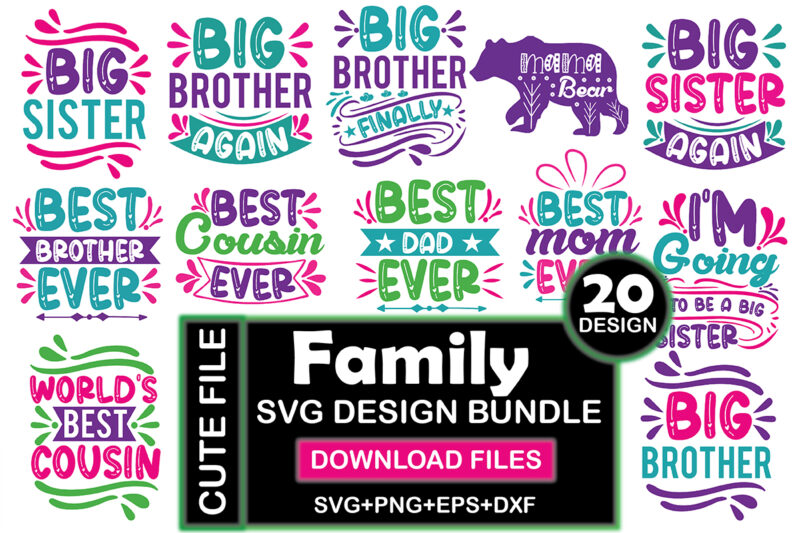 Family Svg Design Bundle