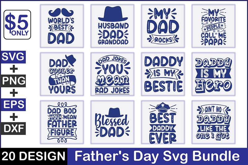 Father's Day Svg Bundle - Buy t-shirt designs