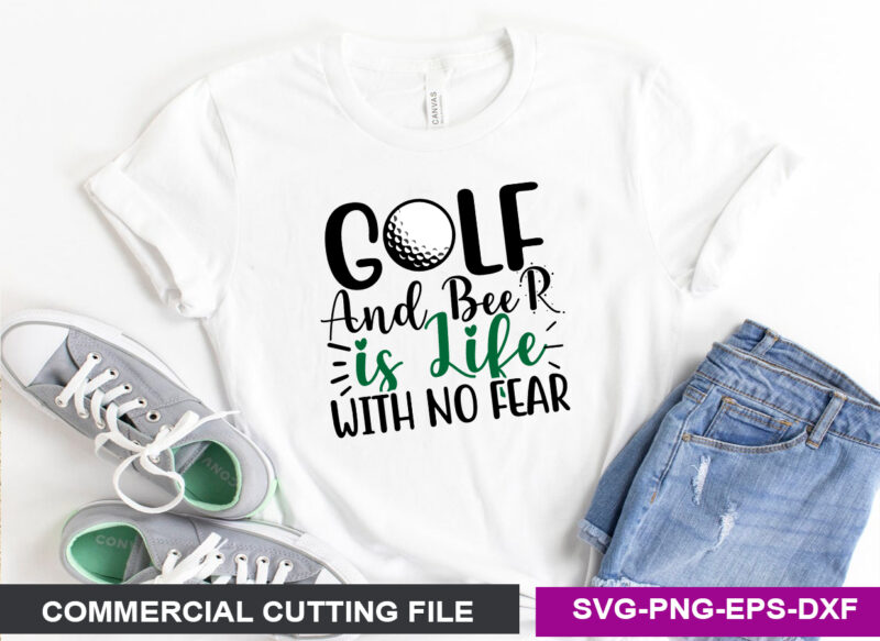 Golf SVG T shirt Design Bundle